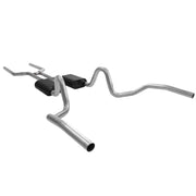 Flowmaster 817409 - American Thunder Crossmember-Back Exhaust System Fits 1968-1972 GM A-Bodies With V8 Engine 2.50-Inch Stainless Steel Pipes Aggressive Sound Flowmaster 3