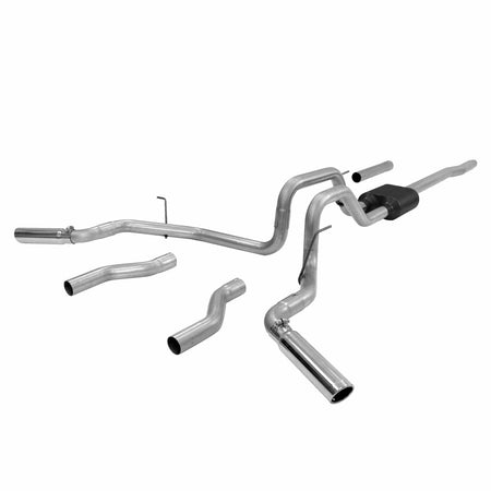 Flowmaster Exhaust Flowmaster 817417 - American Thunder Cat-Back Exhaust System 2004-2008 Ford F-150 And Lincoln Mark Lt Truck With 4.6L, 5.4L Engine Aggressive To Moderate Sound Flowmaster