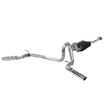 Flowmaster 817432 American Thunder Cat-Back Exhaust System Stainless Steel Dual Exit