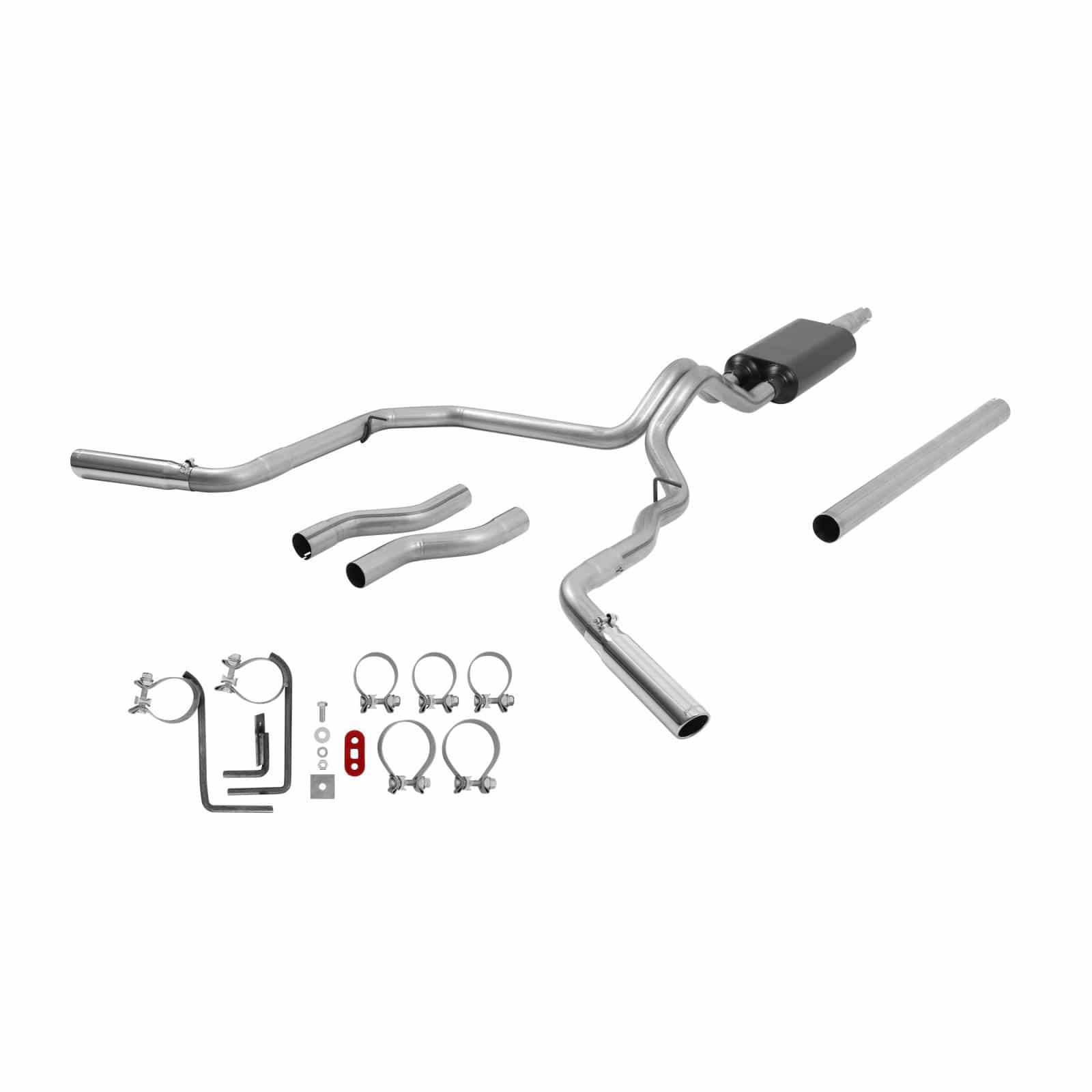 Flowmaster Exhaust Flowmaster 817471 - American Thunder Cat-Back Exhaust System 1987-1996 Ford F-150 With A V6 Or V8 Engine Aggressive To Moderate Sound Flowmaster