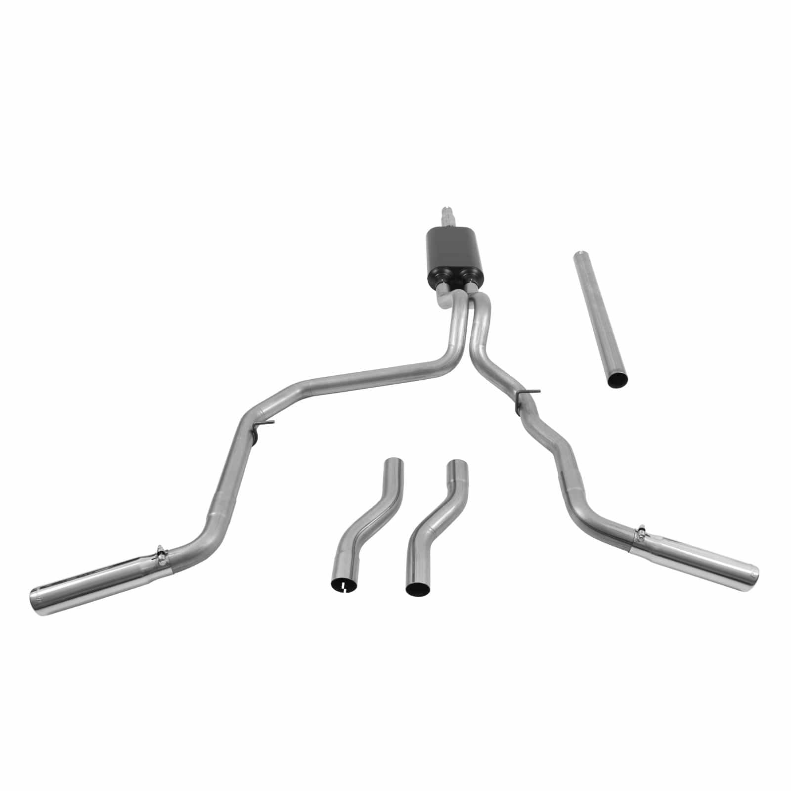 Flowmaster Exhaust Flowmaster 817471 - American Thunder Cat-Back Exhaust System 1987-1996 Ford F-150 With A V6 Or V8 Engine Aggressive To Moderate Sound Flowmaster