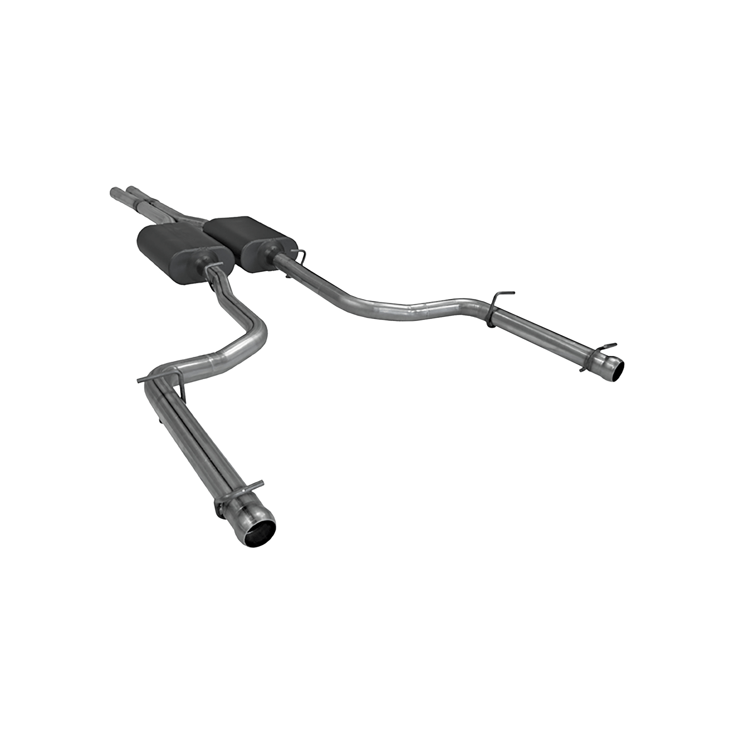 Flowmaster Exhaust Flowmaster 817479 - American Thunder Cat-Back Exhaust System 2009-2014 Dodge Challenger Rt With 5.7L Hemi Engine Aggressive Sound Flowmaster