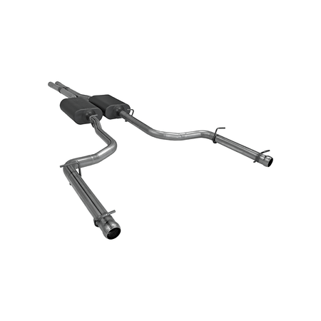 Flowmaster Exhaust Flowmaster 817479 - American Thunder Cat-Back Exhaust System 2009-2014 Dodge Challenger Rt With 5.7L Hemi Engine Aggressive Sound Flowmaster