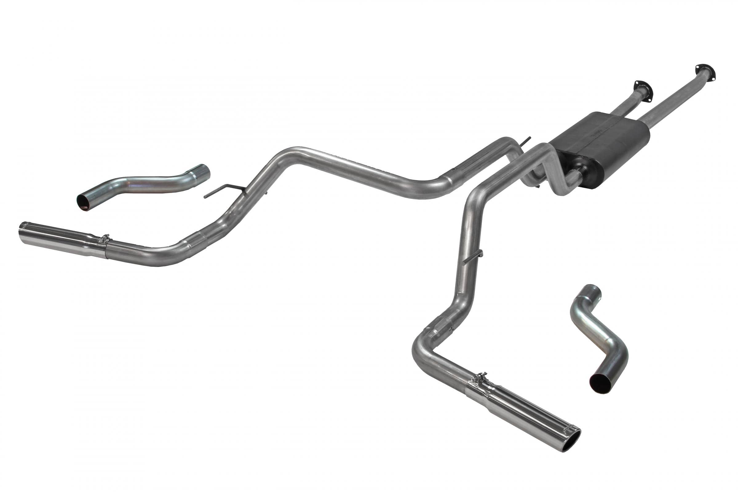 Flowmaster Exhaust Flowmaster 817486 - Force Ii Cat-Back Exhaust System 2009-2021 Toyota Tundra 4.6L, 4.7L And 5.7L Engines Moderate Sound Flowmaster