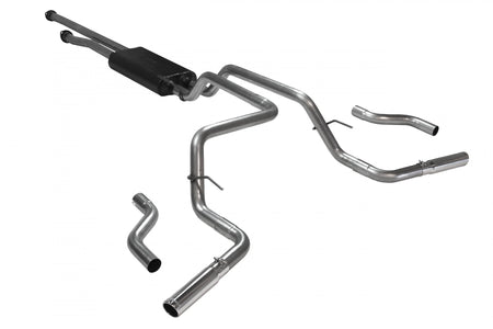 Flowmaster Exhaust Flowmaster 817486 - Force Ii Cat-Back Exhaust System 2009-2021 Toyota Tundra 4.6L, 4.7L And 5.7L Engines Moderate Sound Flowmaster