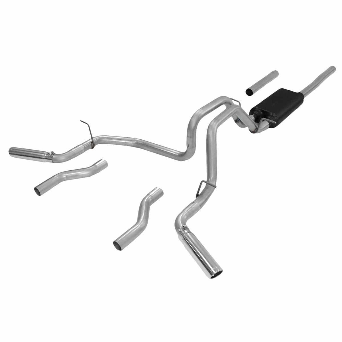 Flowmaster Exhaust Flowmaster 817492 - Force Ii Cat-Back Exhaust System Fits 2007*-2013 GM (*Not Classic Body) Silverado/Sierra 1500 With The 5.3L Engines Moderate Sound Flowmaster