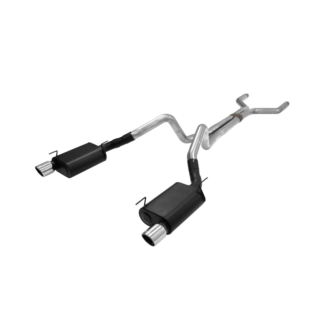 Flowmaster 817494 American Thunder Cat-Back Exhaust System 3.00-Inch Mandrel Bent Pipes Scavenger Series X-Pipe