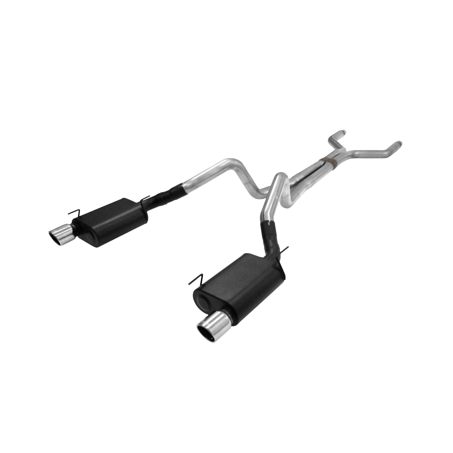Flowmaster 817494 American Thunder Cat-Back Exhaust System 3.00-Inch Mandrel Bent Pipes Scavenger Series X-Pipe