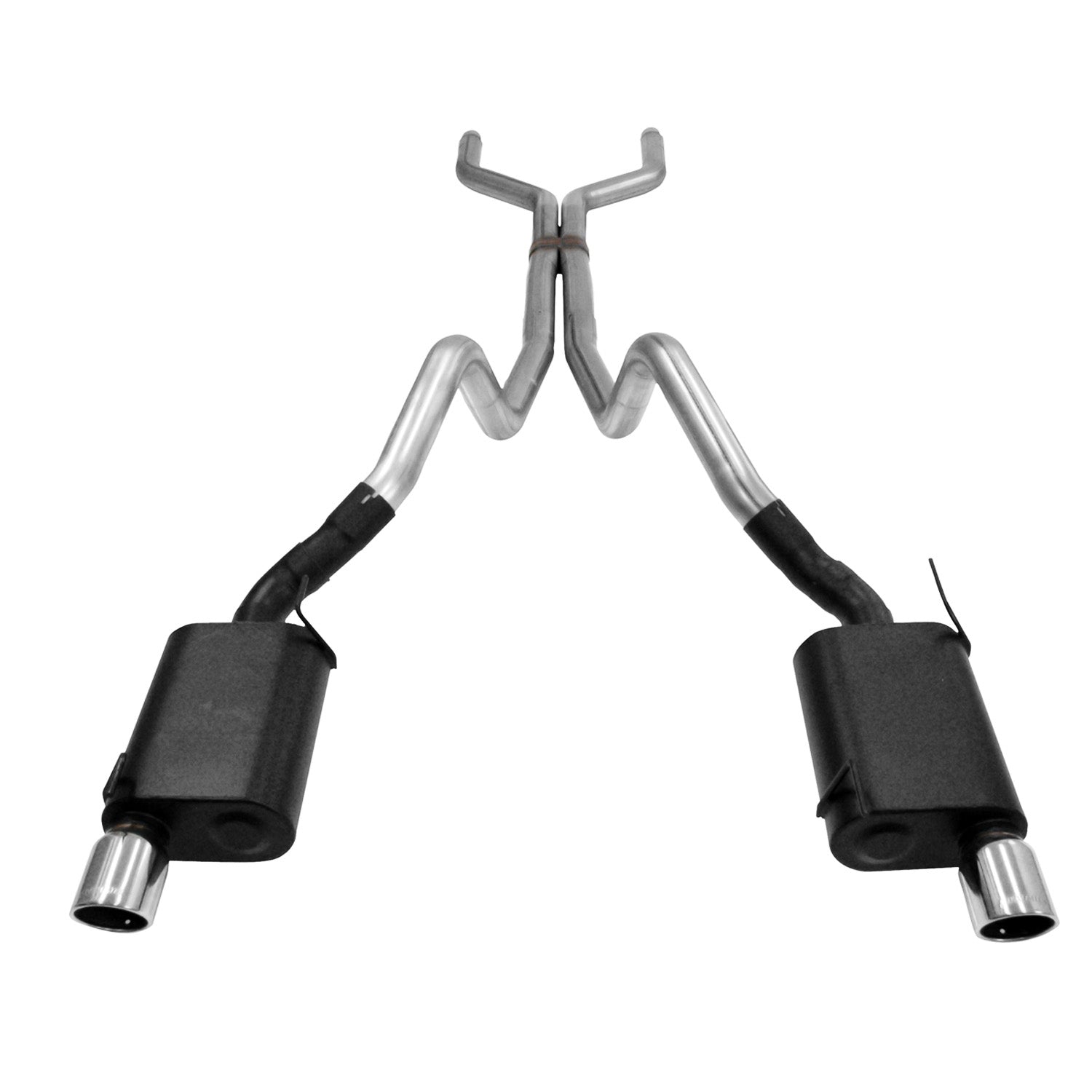 Flowmaster 817494 American Thunder Cat-Back Exhaust System 3.00-Inch Mandrel Bent Pipes Scavenger Series X-Pipe