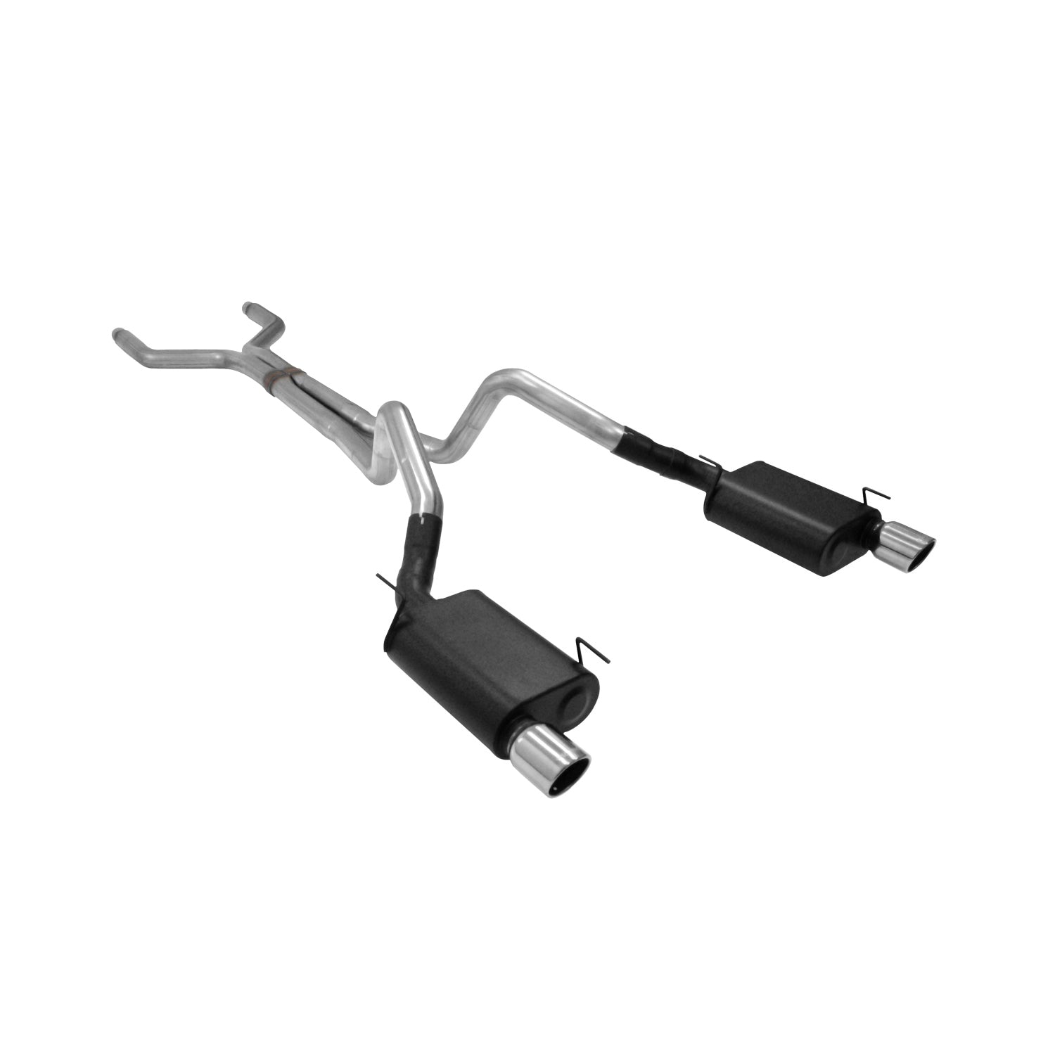 Flowmaster 817494 American Thunder Cat-Back Exhaust System 3.00-Inch Mandrel Bent Pipes Scavenger Series X-Pipe