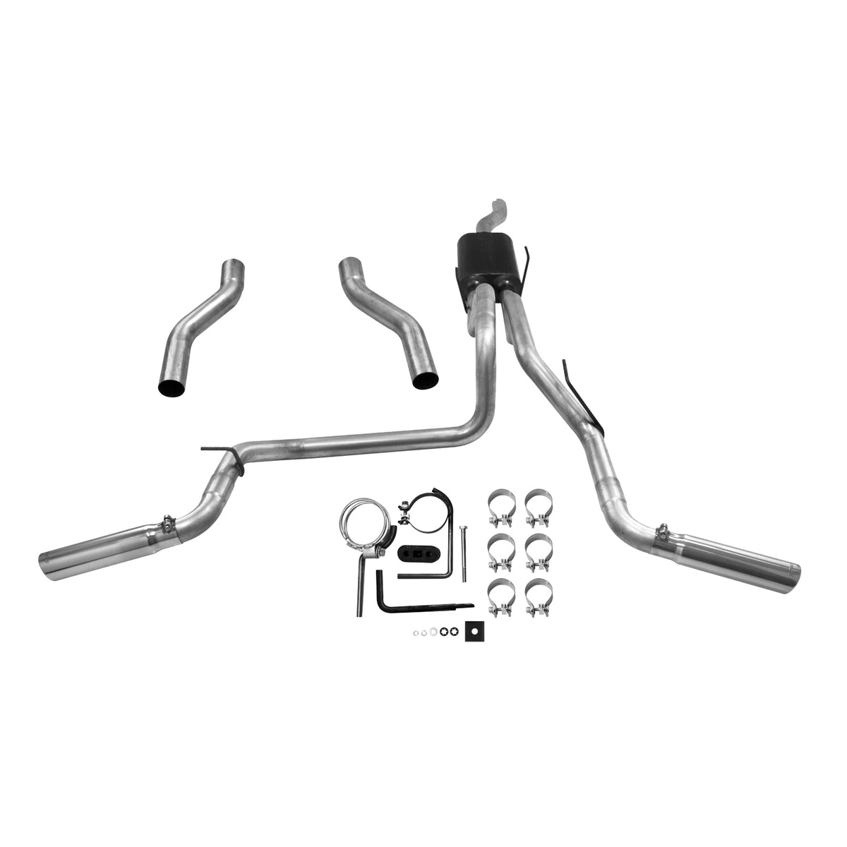 Flowmaster 817507 - American Thunder Cat-Back Exhaust System Fits 2003-2012 Dodge Ram 2500, 3500 Trucks With 5.7L Hemi Engine Moderate Sound Flowmaster 3