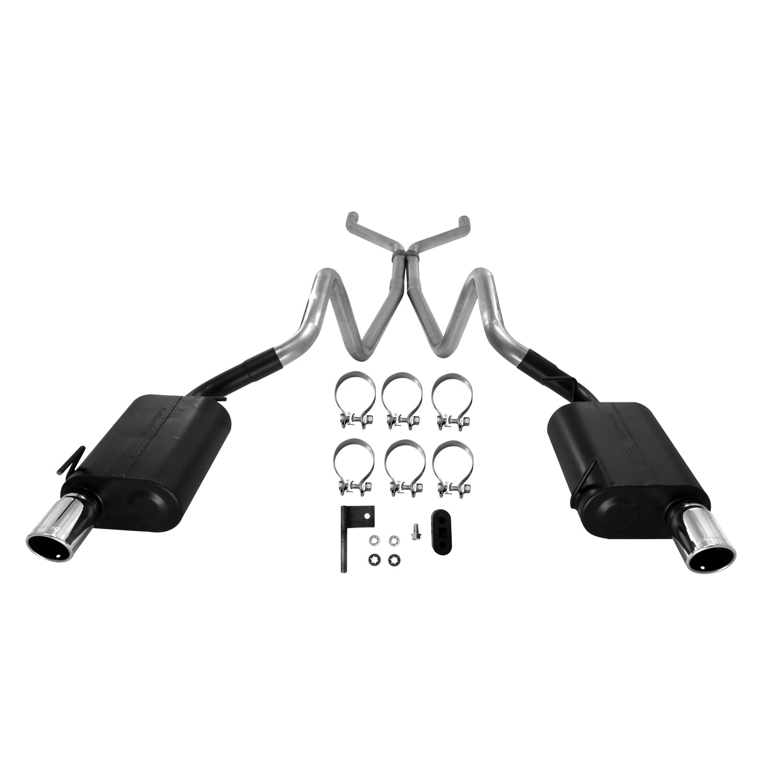 Flowmaster 817510 - Force Ii Cat-Back Exhaust System 2005-2009 Ford Mustang With V6 Engine Mild Sound Flowmaster 3
