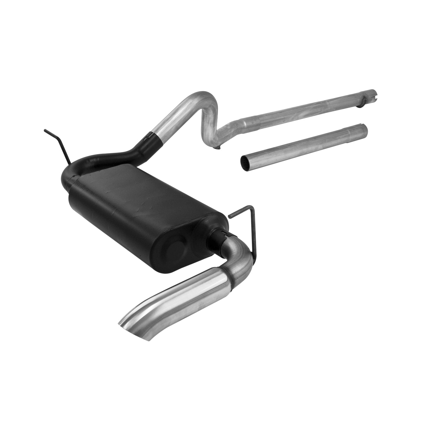 Flowmaster 817514 - Force Ii Cat-Back Exhaust System 2007-2018 Jeep Wrangler Jk With 3.6L Or 3.8L Engine, Fits Both 2 Door And 4 Door Models Mild Sound Flowmaster 1