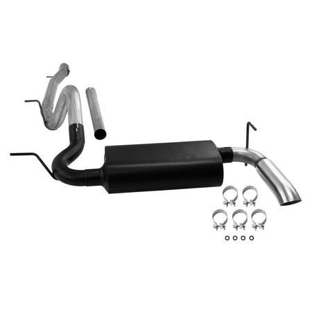 Flowmaster 817514 - Force Ii Cat-Back Exhaust System 2007-2018 Jeep Wrangler Jk With 3.6L Or 3.8L Engine, Fits Both 2 Door And 4 Door Models Mild Sound Flowmaster 2