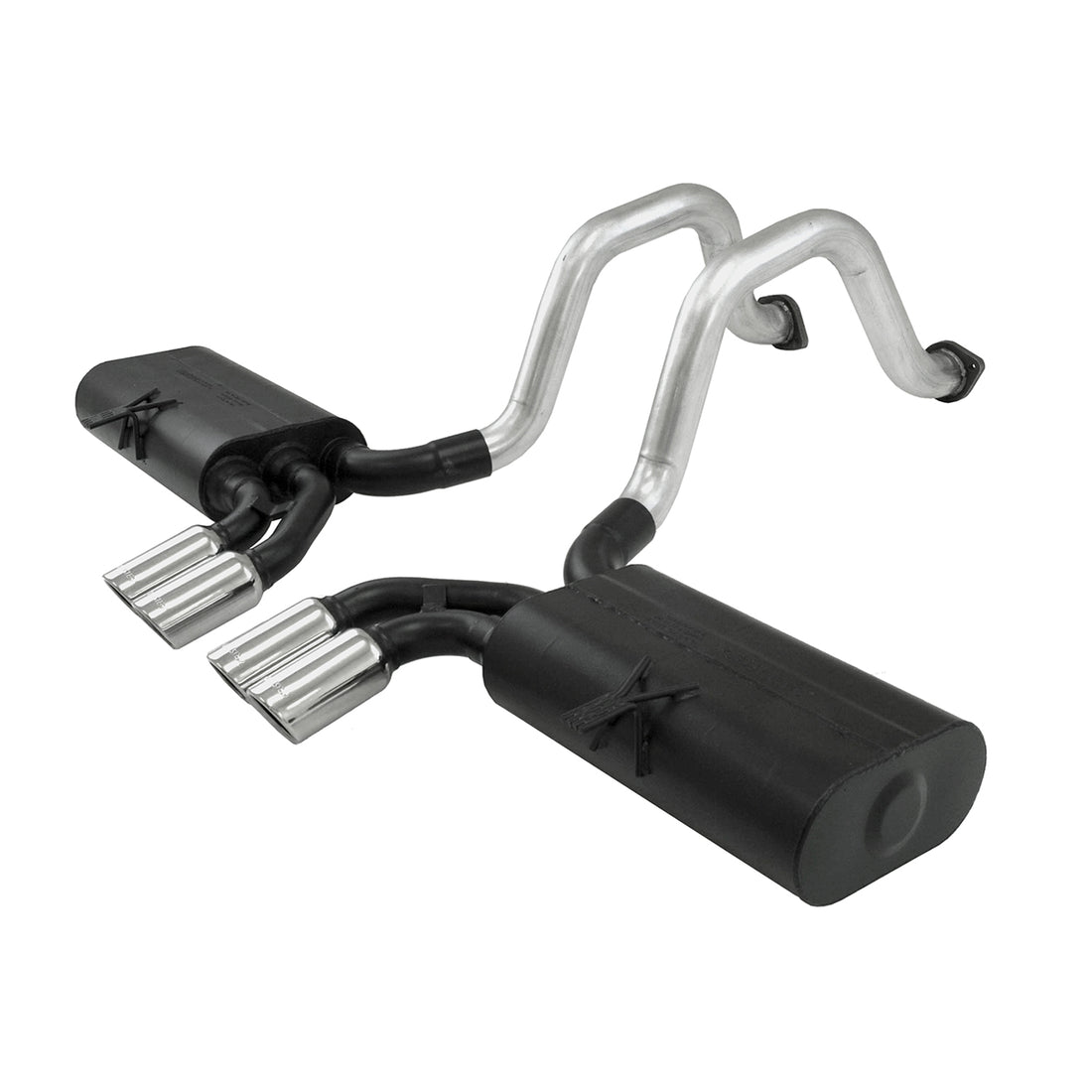 Flowmaster 817517 - Force Ii Axle-Back Exhaust System 1997-2004 Chevrolet Corvette With 5.7L Engine 2.5 Inch Stainless Steel Moderate To Mild Sound Flowmaster 1
