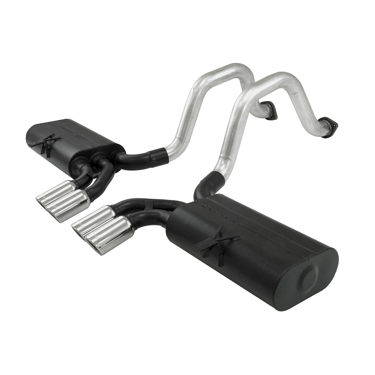 Flowmaster 817517 - Force Ii Axle-Back Exhaust System 1997-2004 Chevrolet Corvette With 5.7L Engine 2.5 Inch Stainless Steel Moderate To Mild Sound Flowmaster 1