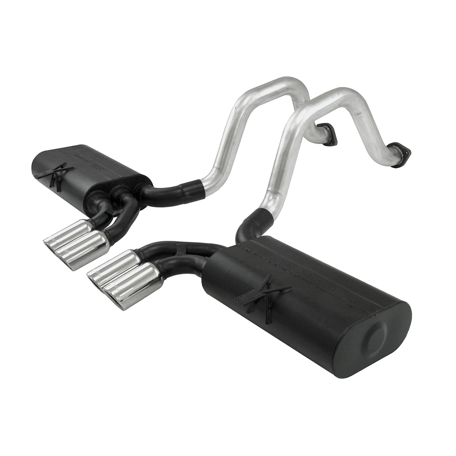 Flowmaster 817517 - Force Ii Axle-Back Exhaust System 1997-2004 Chevrolet Corvette With 5.7L Engine 2.5 Inch Stainless Steel Moderate To Mild Sound Flowmaster 1