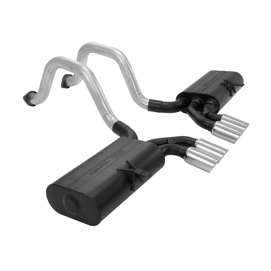 Flowmaster 817517 - Force Ii Axle-Back Exhaust System 1997-2004 Chevrolet Corvette With 5.7L Engine 2.5 Inch Stainless Steel Moderate To Mild Sound Flowmaster 2