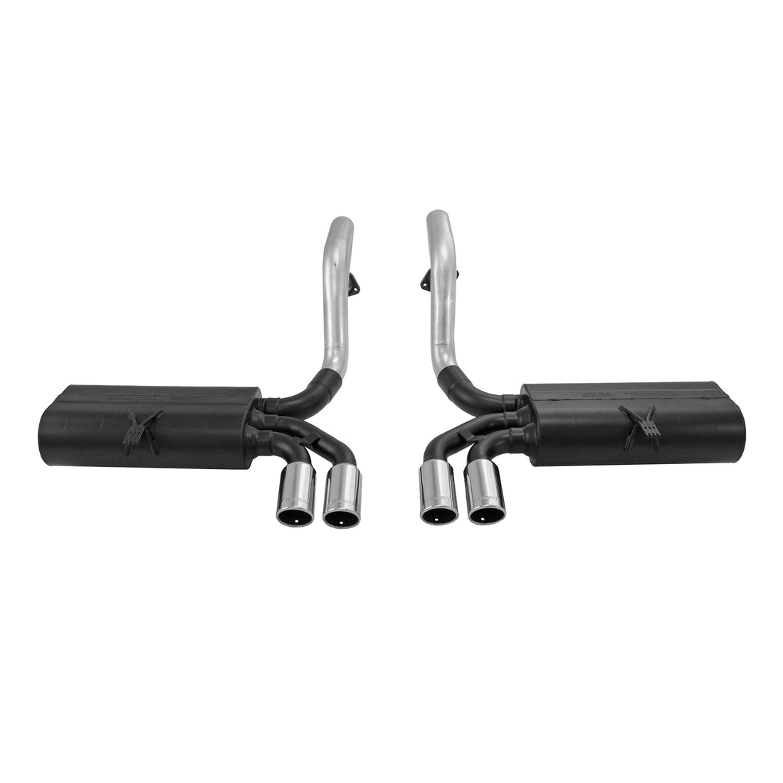 Flowmaster 817517 - Force Ii Axle-Back Exhaust System 1997-2004 Chevrolet Corvette With 5.7L Engine 2.5 Inch Stainless Steel Moderate To Mild Sound Flowmaster 3