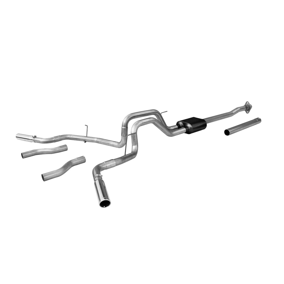 Flowmaster 817522 - American Thunder Cat-Back Exhaust System Fits 2009-2014 Ford F-150 With 4.6L, 5.0L Or 5.4L Engine, Stainless Steel Aggressive To Moderate Sound Flowmaster 1