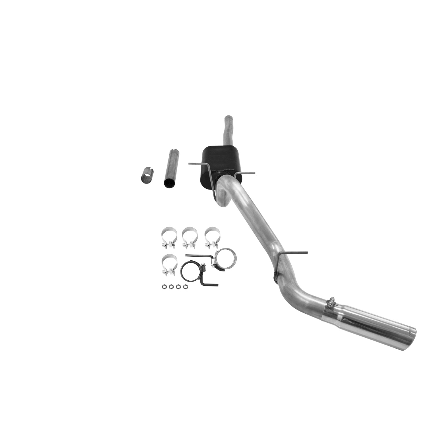 Flowmaster 817523 - Force Ii Cat-Back Exhaust System 2007-2008 Silverado/Sierra 1500 4.8L, 5.3L Engine Flex Fuel. All Wheelbases Except Ec/Lb. Also Fits 2009-2013 Silverado/Sierra 1500 With 5.3L Extended Cab/6-Ft Bed And Cc/5.5Ft Bed Mild Sound Flowmaster 2