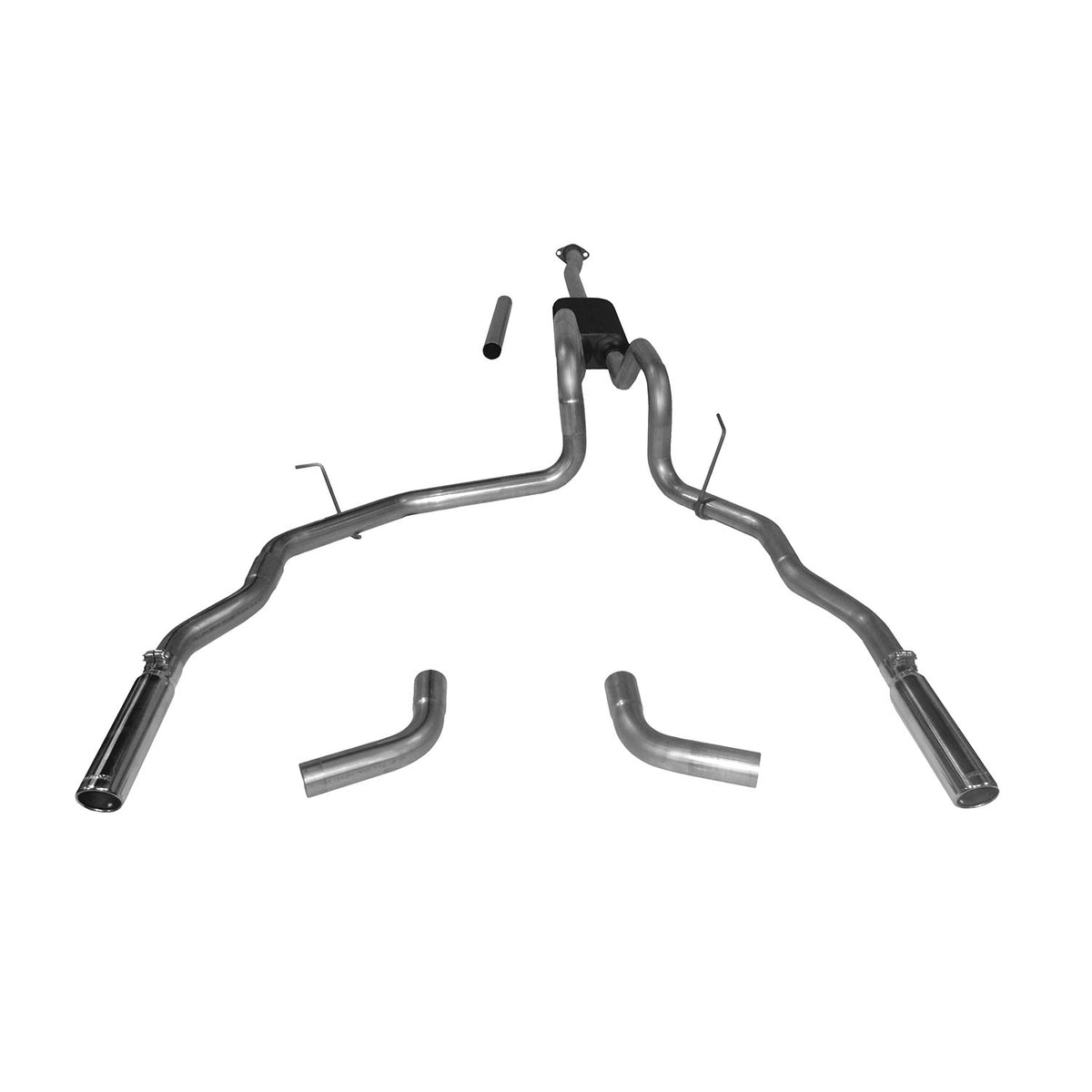 Flowmaster 817539 - Force Ii Cat-Back Exhaust System 2011-2014 Ford F-150 With 3.5L Ecoboost, Fits All Wheelbases Moderate To Mild Sound Flowmaster 3