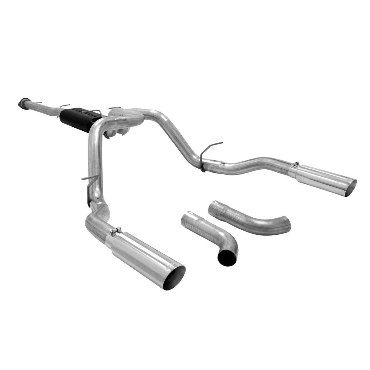 Flowmaster 817541 - American Thunder Cat-Back Exhaust System Fits 2011-2019 Silverado/Sierra 2500Hd/3500Hd With 6.0L Engine Aggressive To Moderate Sound Flowmaster 2