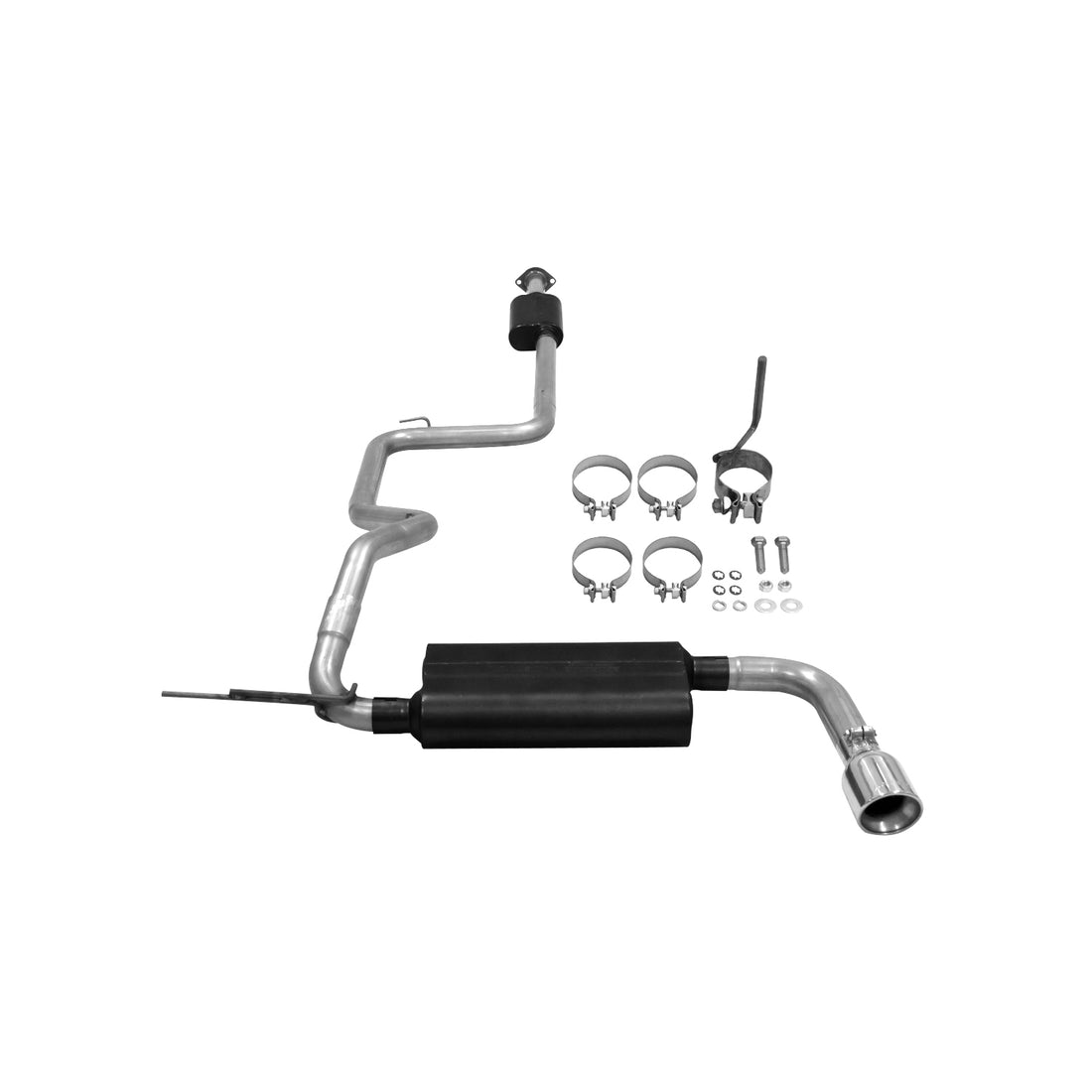 Flowmaster 817552 - Force Ii Cat-Back Exhaust System 2012-2018 Ford Focus Hatchback With 2.0L Engine Does Not Fit Sedan Model Or St Moderate Sound Flowmaster 3