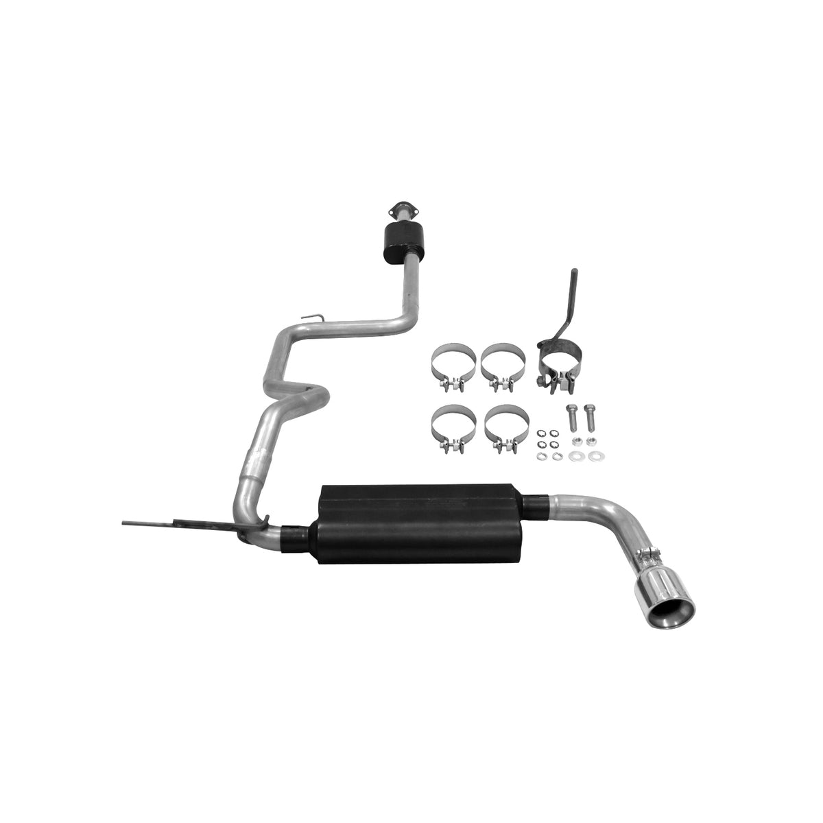 Flowmaster 817552 - Force Ii Cat-Back Exhaust System 2012-2018 Ford Focus Hatchback With 2.0L Engine Does Not Fit Sedan Model Or St Moderate Sound Flowmaster 3