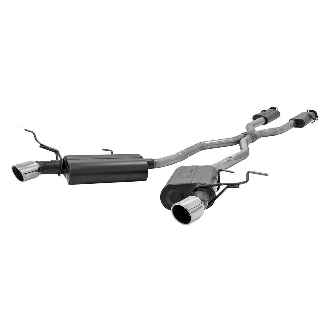 Flowmaster 817575 - Force Ii Cat-Back Exhaust System Fits 2011-2021 Jeep Grand Cherokee 3.6, 5.7-Liter, Force Ii Cat-Back 2.5 Inch Stainless Steel Exhaust System, Dual Out Rear Exit Flowmaster 1