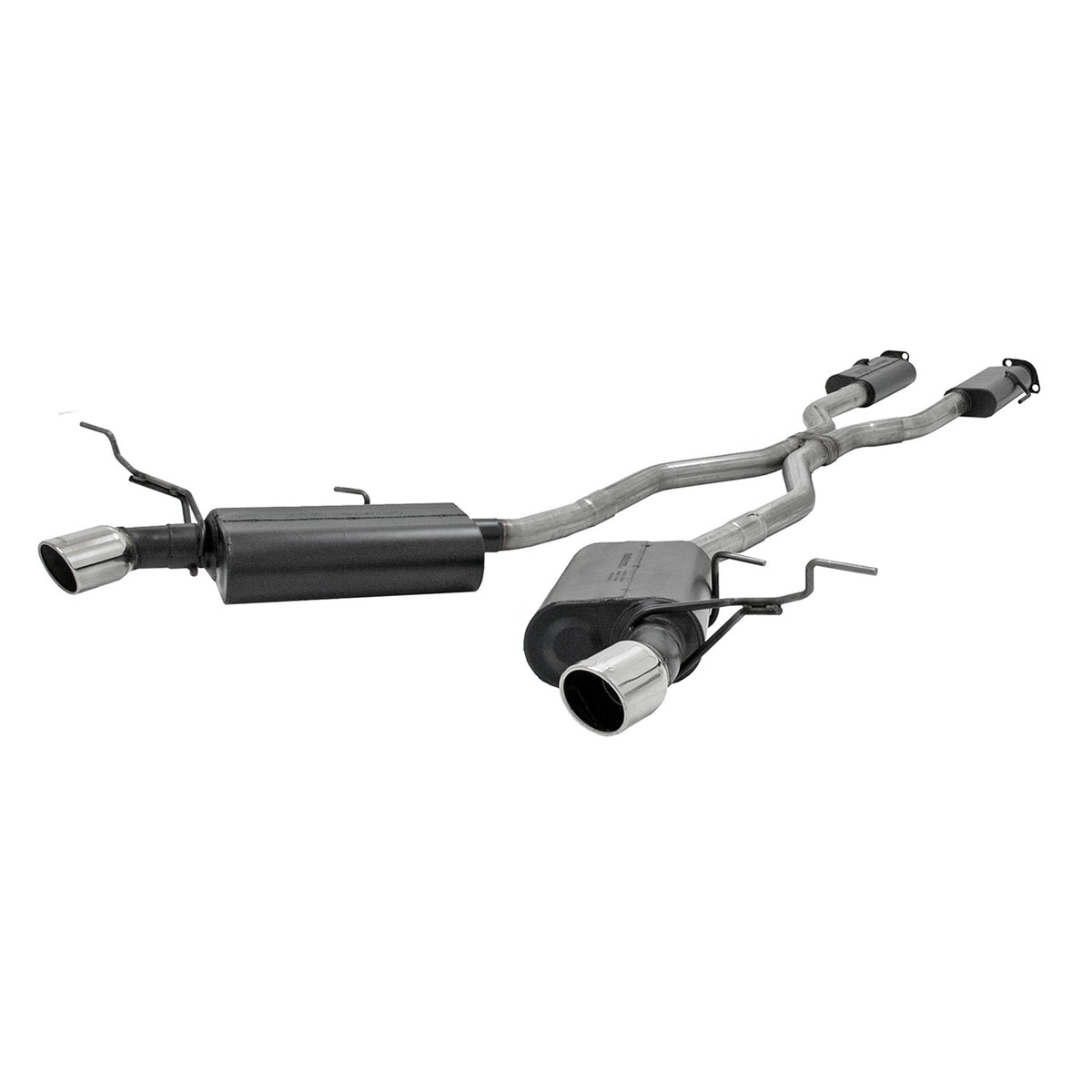 Flowmaster 817575 - Force Ii Cat-Back Exhaust System Fits 2011-2021 Jeep Grand Cherokee 3.6, 5.7-Liter, Force Ii Cat-Back 2.5 Inch Stainless Steel Exhaust System, Dual Out Rear Exit Flowmaster 1
