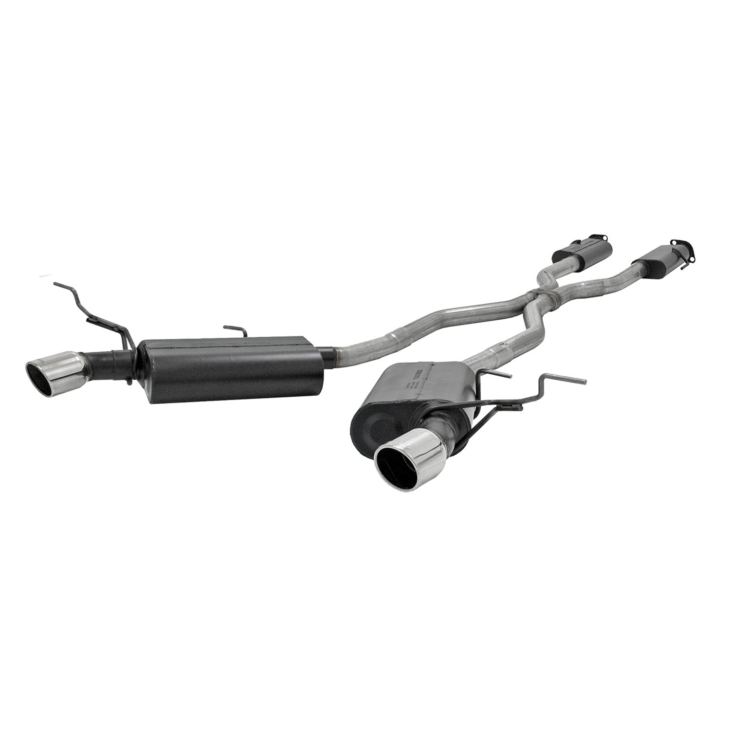Flowmaster 817575 - Force Ii Cat-Back Exhaust System Fits 2011-2021 Jeep Grand Cherokee 3.6, 5.7-Liter, Force Ii Cat-Back 2.5 Inch Stainless Steel Exhaust System, Dual Out Rear Exit Flowmaster 1