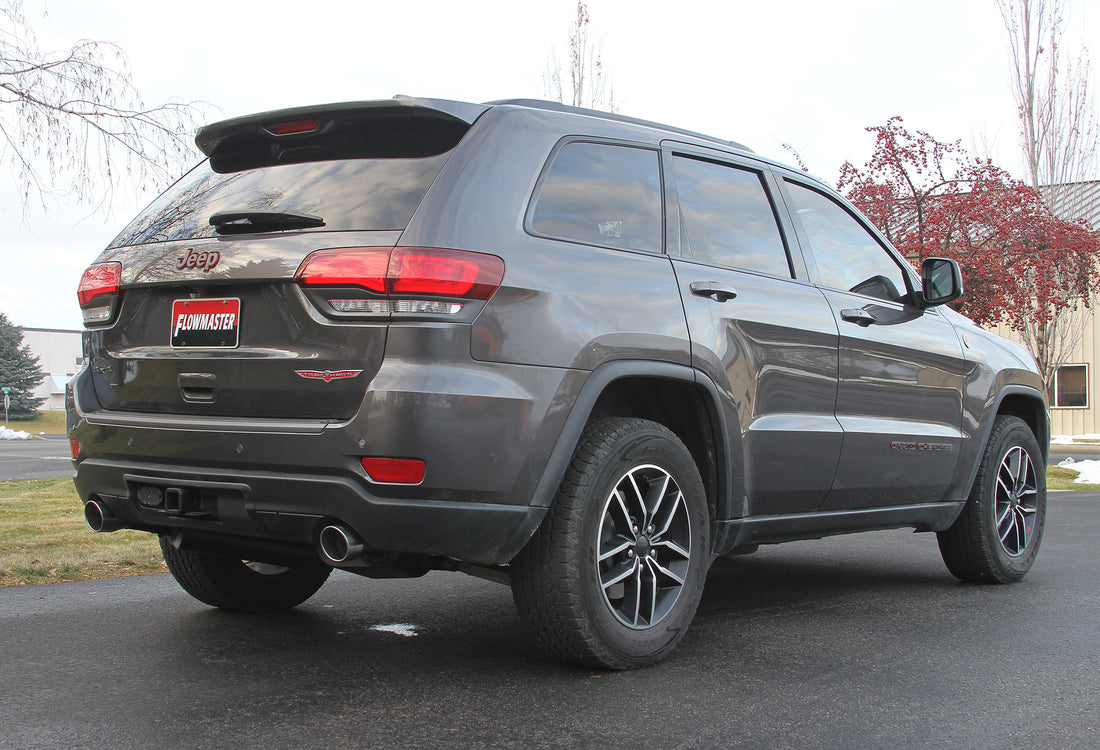 Flowmaster 817575 - Force Ii Cat-Back Exhaust System Fits 2011-2021 Jeep Grand Cherokee 3.6, 5.7-Liter, Force Ii Cat-Back 2.5 Inch Stainless Steel Exhaust System, Dual Out Rear Exit Flowmaster 2
