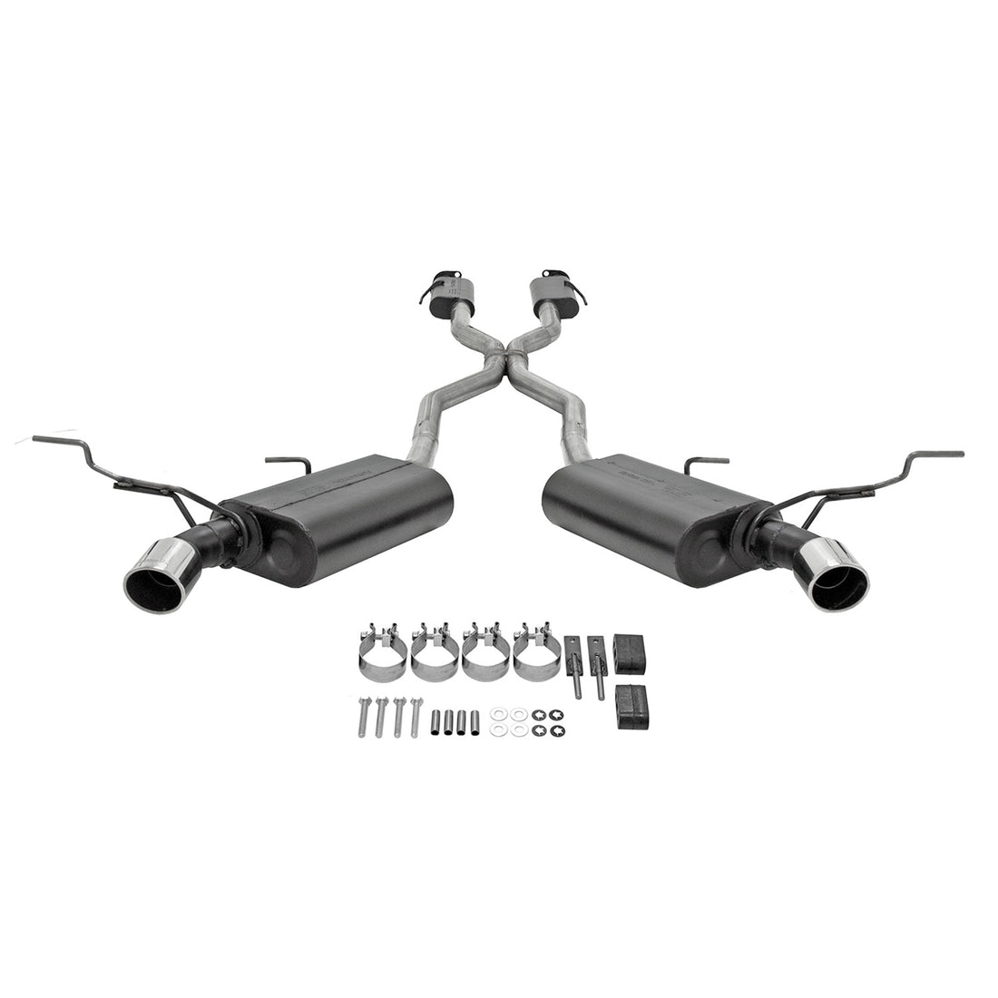 Flowmaster 817575 - Force Ii Cat-Back Exhaust System Fits 2011-2021 Jeep Grand Cherokee 3.6, 5.7-Liter, Force Ii Cat-Back 2.5 Inch Stainless Steel Exhaust System, Dual Out Rear Exit Flowmaster 4