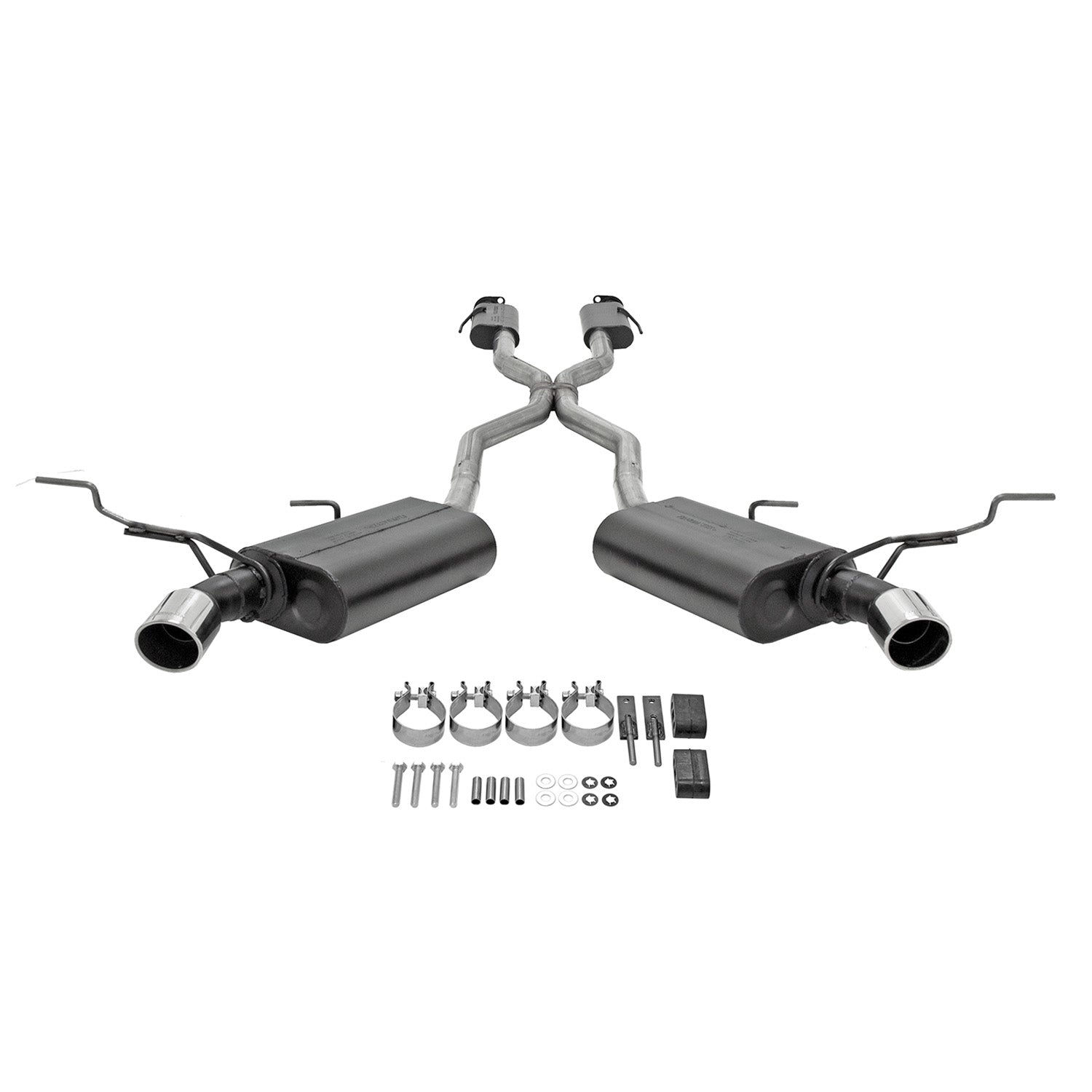 Flowmaster 817575 - Force Ii Cat-Back Exhaust System Fits 2011-2021 Jeep Grand Cherokee 3.6, 5.7-Liter, Force Ii Cat-Back 2.5 Inch Stainless Steel Exhaust System, Dual Out Rear Exit Flowmaster 4