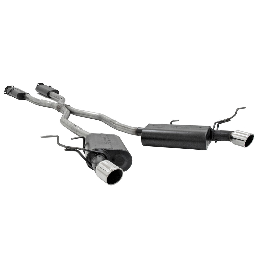 Flowmaster 817575 - Force Ii Cat-Back Exhaust System Fits 2011-2021 Jeep Grand Cherokee 3.6, 5.7-Liter, Force Ii Cat-Back 2.5 Inch Stainless Steel Exhaust System, Dual Out Rear Exit Flowmaster 5