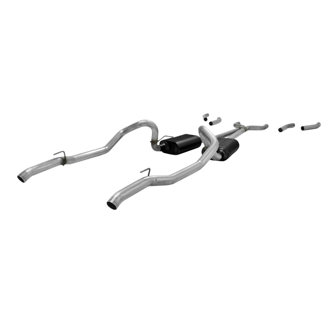 Flowmaster 817585 - American Thunder Crossmember-Back Exhaust System Fits 1967-1974 Mopar A-Body Cars With V8 Engine Aggressive To Moderate Sound Flowmaster 1