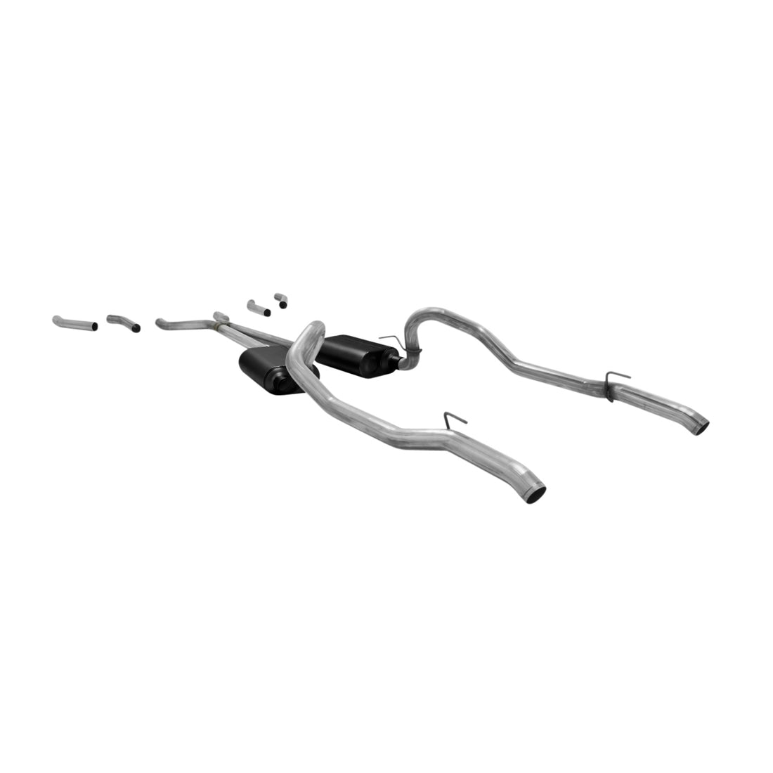 Flowmaster 817585 - American Thunder Crossmember-Back Exhaust System Fits 1967-1974 Mopar A-Body Cars With V8 Engine Aggressive To Moderate Sound Flowmaster 2