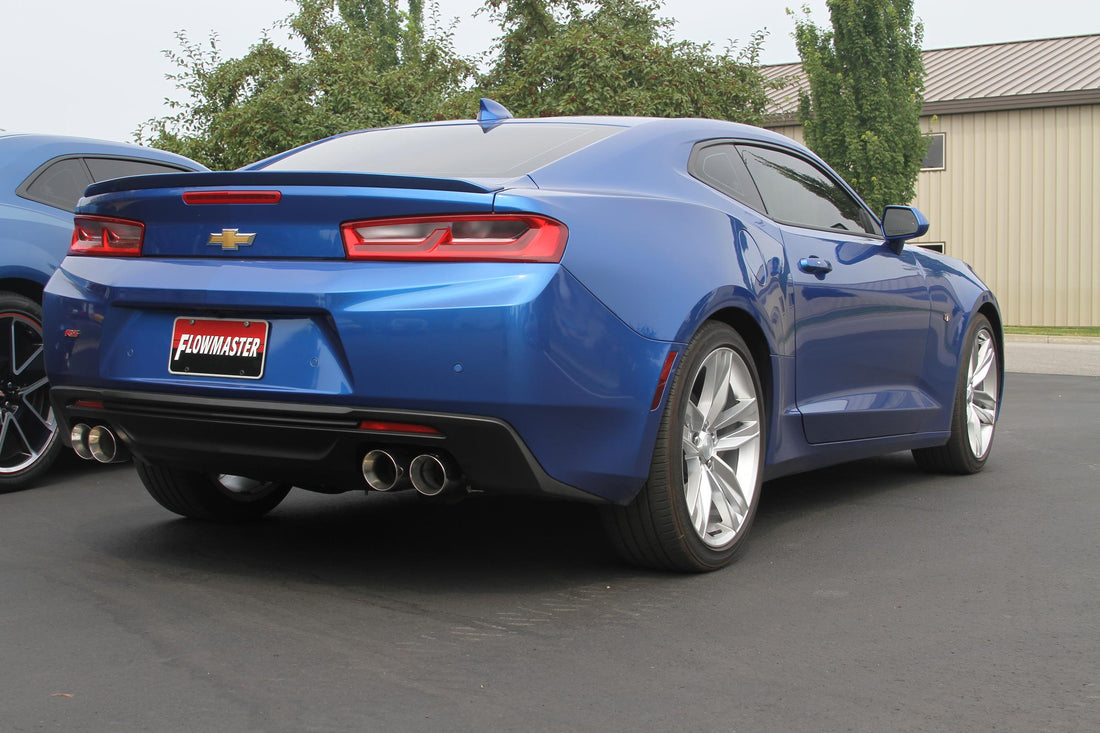 Flowmaster 817609 - American Thunder Cat-Back Exhaust System 2013-2015 Chevrolet Camaro SS And Zl1 With 6.2L Engine Flowmaster 5
