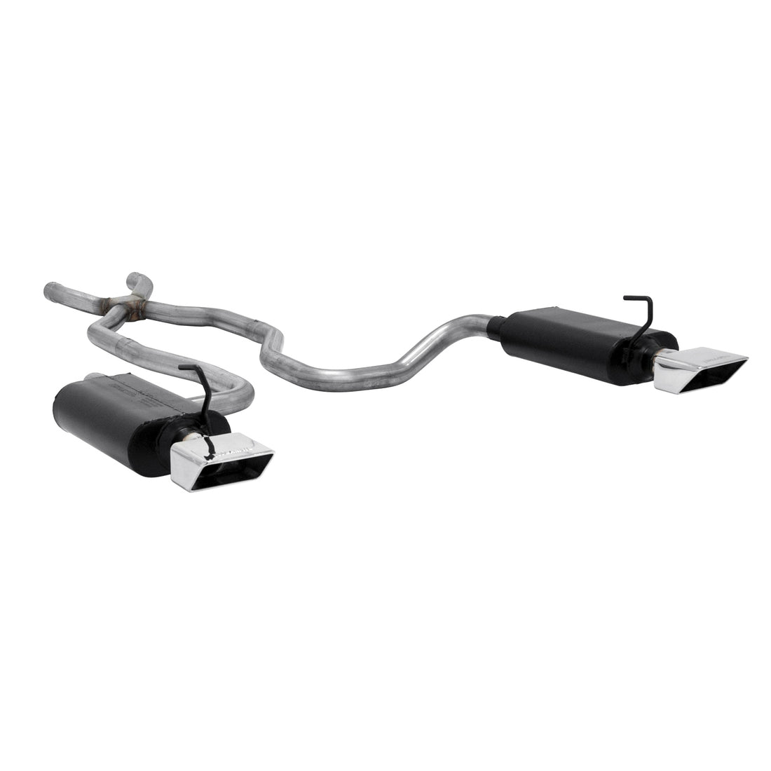 Flowmaster 817659 - Force Ii Crossmember-Back Exhaust System Fits 1970-1973 Corvette Stingray With 350 Small Block Engine Moderate Sound Flowmaster 2