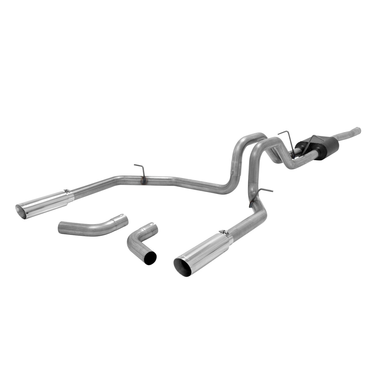 Flowmaster 817663 - American Thunder Cat-Back Exhaust System 1998-2003 Ford F-150 With 4.6L Or 5.4L Engine Fits Both 2/4-Wheel Drive Models Aggressive Sound Flowmaster 1