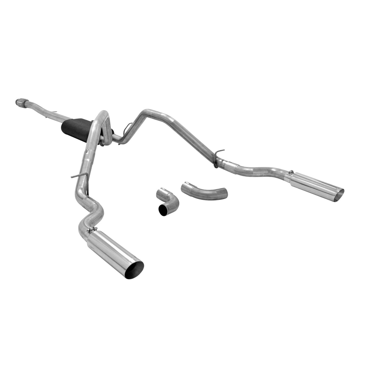 Flowmaster 817666 - Force Ii Cat-Back Exhaust System 2014-2019* (*Classic Body) Silverado/Sierra 1500 4.3L & 5.3L Engines Moderate Sound Flowmaster 2