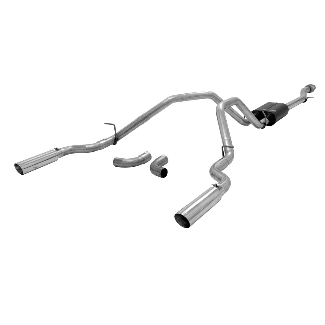 Flowmaster 817669 - American Thunder Cat-Back Exhaust System 2014-2019 (Classic Body) Silverado/Sierra 1500 4.3L & 5.3L Engines Aggressive To Moderate Sound Flowmaster 1