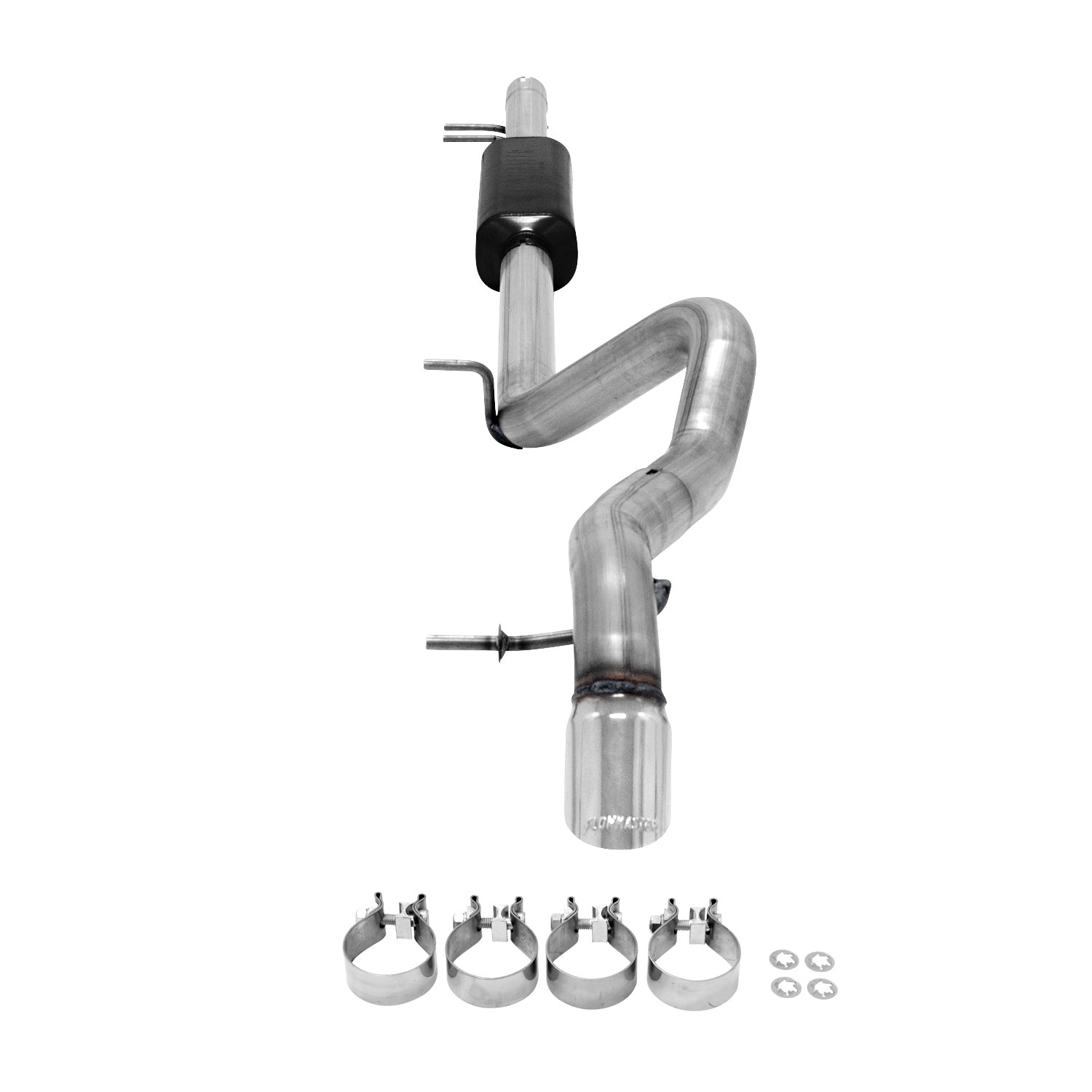 Flowmaster 817674 - American Thunder Cat-Back Exhaust System 2007-2018 Jeep Wrangler Jk 2Dr/4Dr With 3.8L Or 3.6L Engine, High Clearance Cat-Back Exhaust System, 409 Stainless Steel Aggressive To Moderate Sound Flowmaster 3