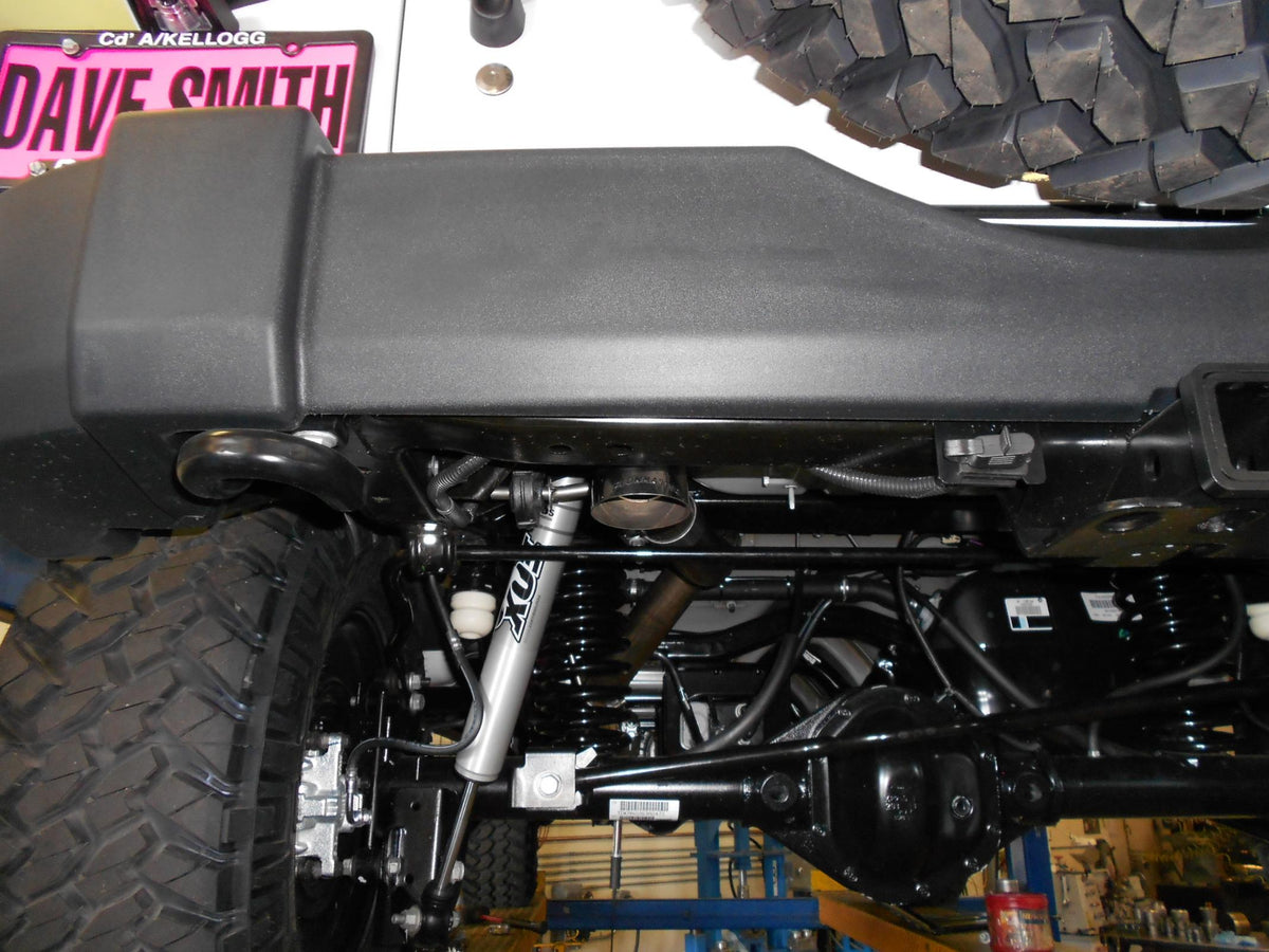 Flowmaster 817674 - American Thunder Cat-Back Exhaust System 2007-2018 Jeep Wrangler Jk 2Dr/4Dr With 3.8L Or 3.6L Engine, High Clearance Cat-Back Exhaust System, 409 Stainless Steel Aggressive To Moderate Sound Flowmaster 5