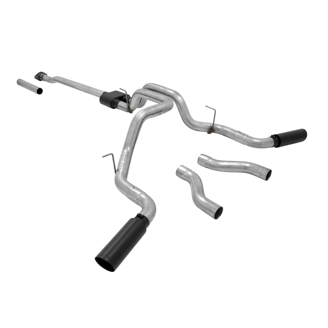 Flowmaster 817691 - Outlaw Cat-Back Exhaust System 2009-2014 Ford F-150 With 4.6L, 5.0L And 5.4L Engines, Stainless Steel Aggressive Sound Flowmaster 2