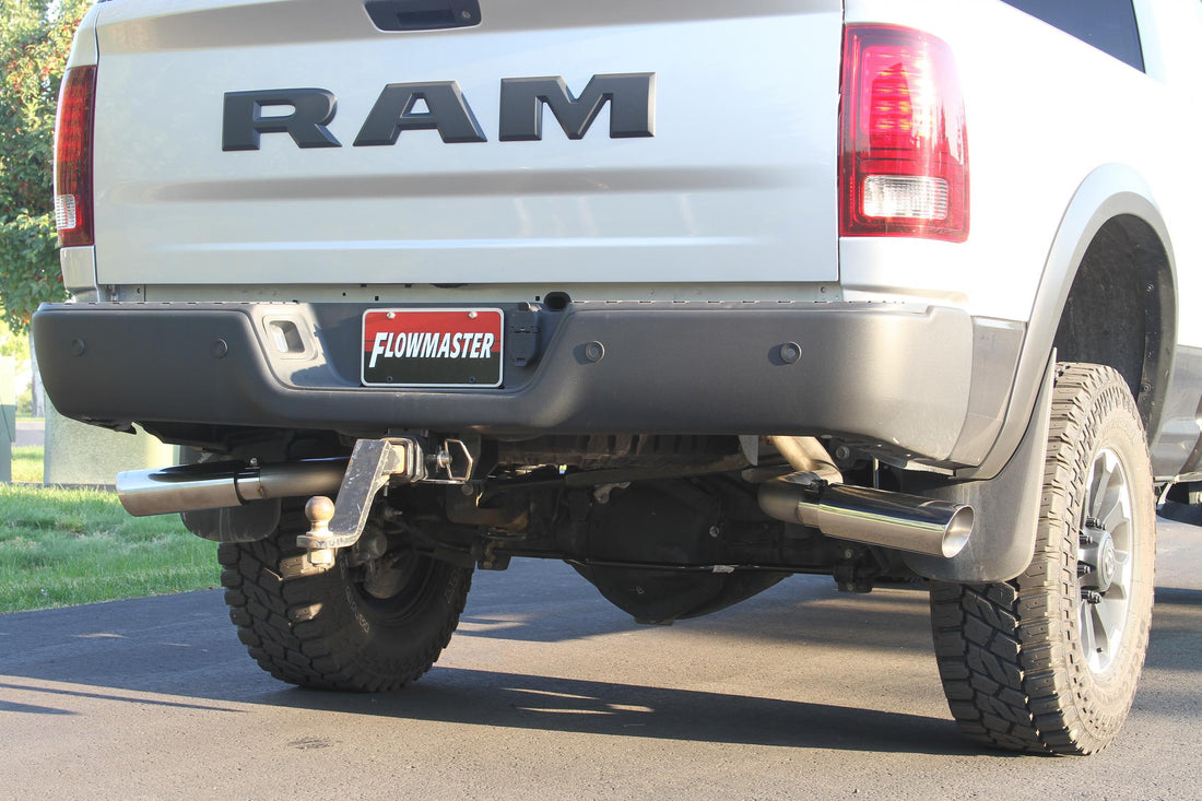 Flowmaster 817709 - American Thunder Cat-Back Exhaust System Fits 2014-2024 Ram 2500 With 6.4L Hemi Engine Aggressive To Moderate Sound Flowmaster 4