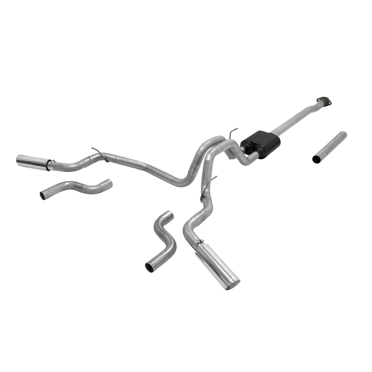Flowmaster 817725 - American Thunder Cat-Back Exhaust System 2015-2020 Ford F-150 With 2.7L/3.3L/3.5L Ecoboost, 3.5L Tivct Or 5.0L Engine Flowmaster 1
