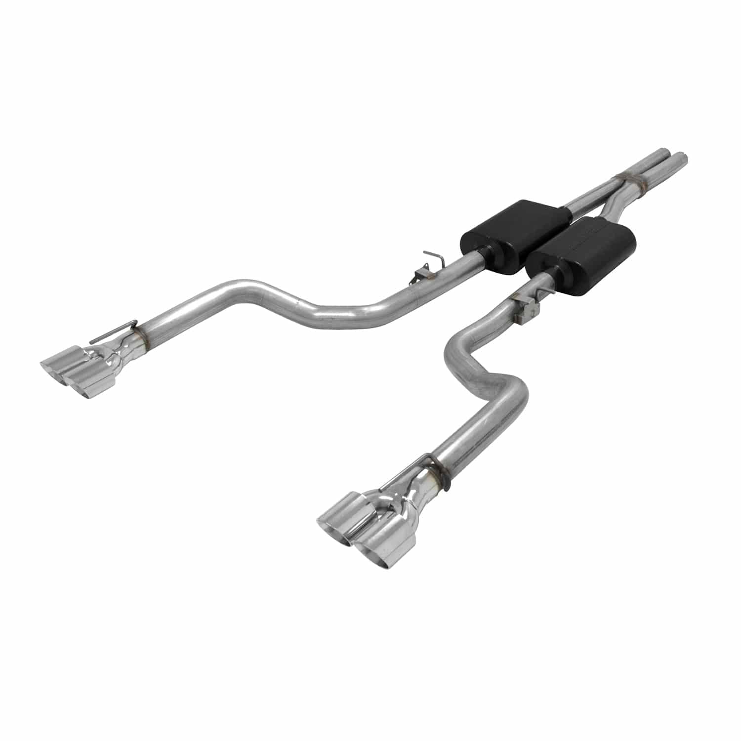 Flowmaster Exhaust Flowmaster 817739 - American Thunder Cat-Back Exhaust System 2015-2023 Dodge Challenger Hellcat, Demon, Srt392, R/T Scat-Pack With 6.2L Or 6.4L Engine And 2017-2022 R/T With 5.7L Engine Aggressive To Moderate Sound Flowmaster