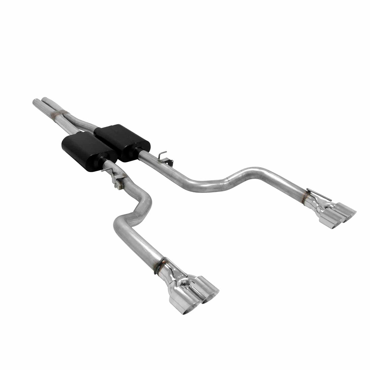 Flowmaster Exhaust Flowmaster 817739 - American Thunder Cat-Back Exhaust System 2015-2023 Dodge Challenger Hellcat, Demon, Srt392, R/T Scat-Pack With 6.2L Or 6.4L Engine And 2017-2022 R/T With 5.7L Engine Aggressive To Moderate Sound Flowmaster